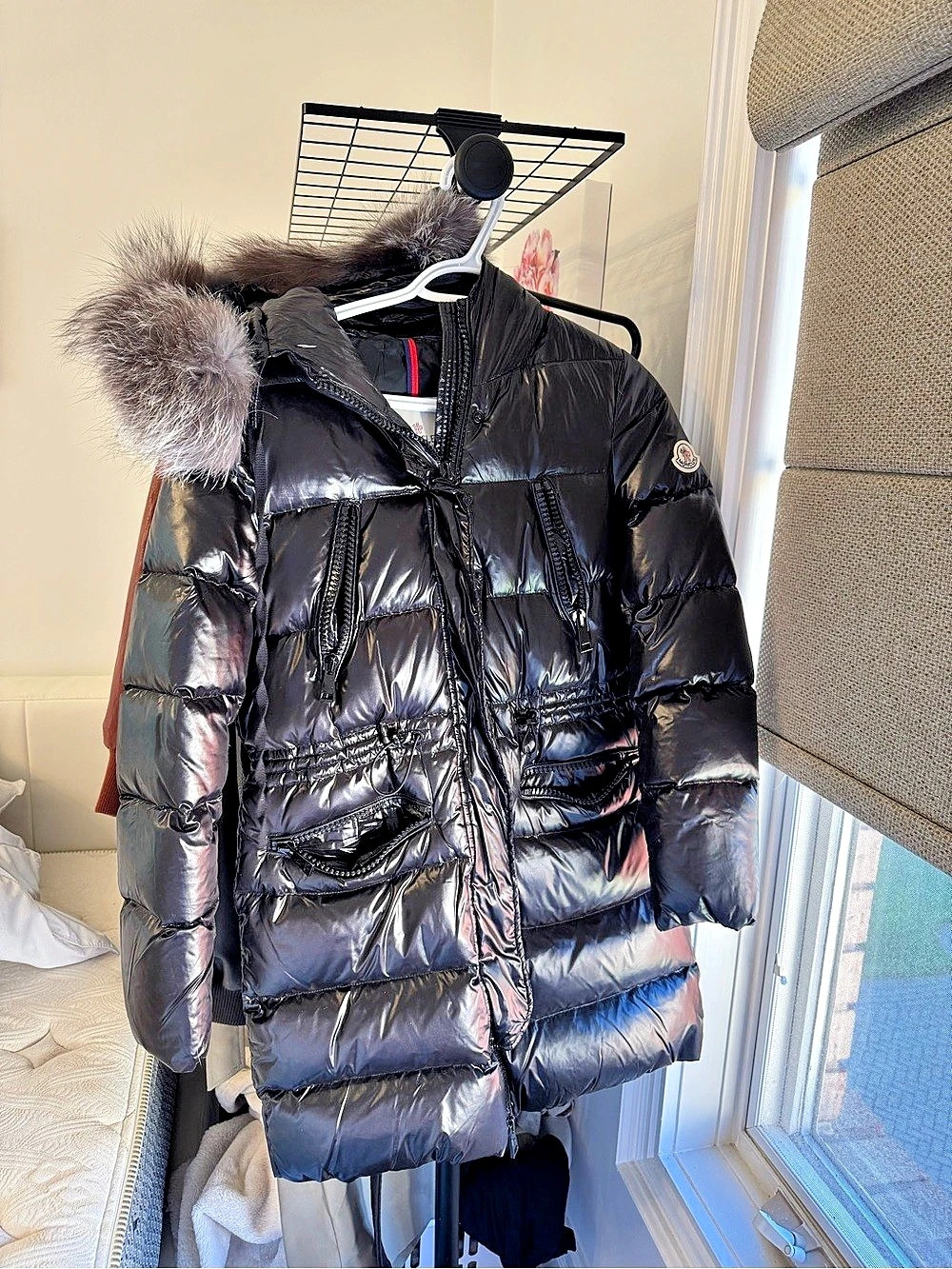 Moncler Fulmarus Long Down Jacket Black Puffer Coat